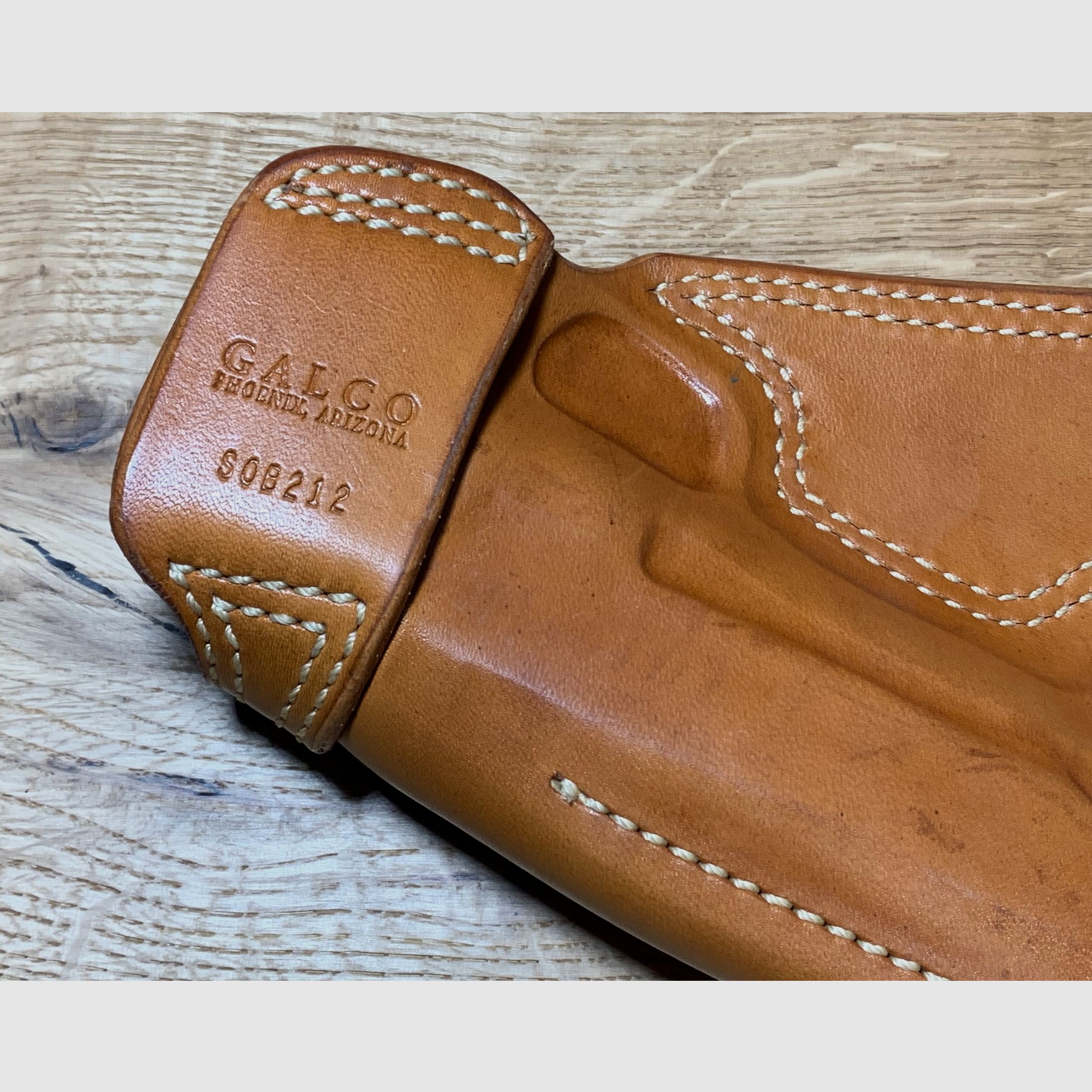 Galco S.O.B. Lederholster passend für die Colt Government/ Browning Hi Power, OHNE Pistole