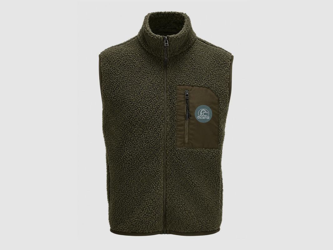 Gilet Gabion Unlimited Fury grün aus Sherpa-Fleece, Bild 2 von 7