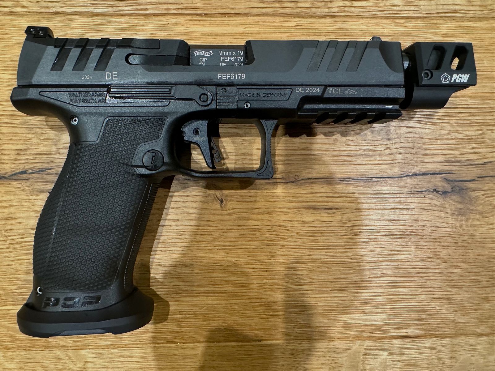 Walther PDP Full Size PRO SD V2 – 5,1" con compensador PGW