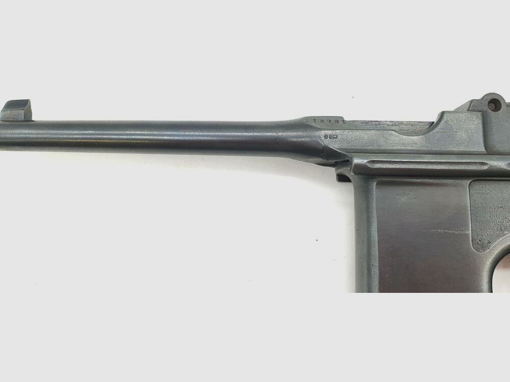 Original Mauser Oberndorf	 C96mit Anschlagschaft