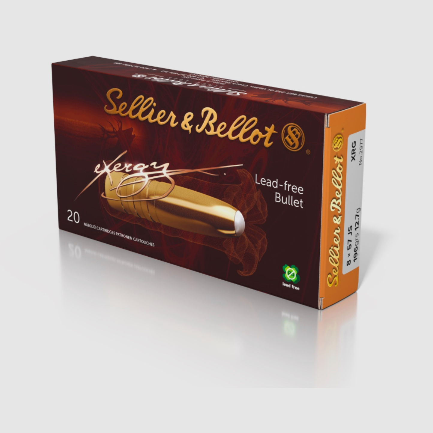 Sellier & Bellot 162688 8x57 IS eXergy bleifrei 12,7g 196grs.