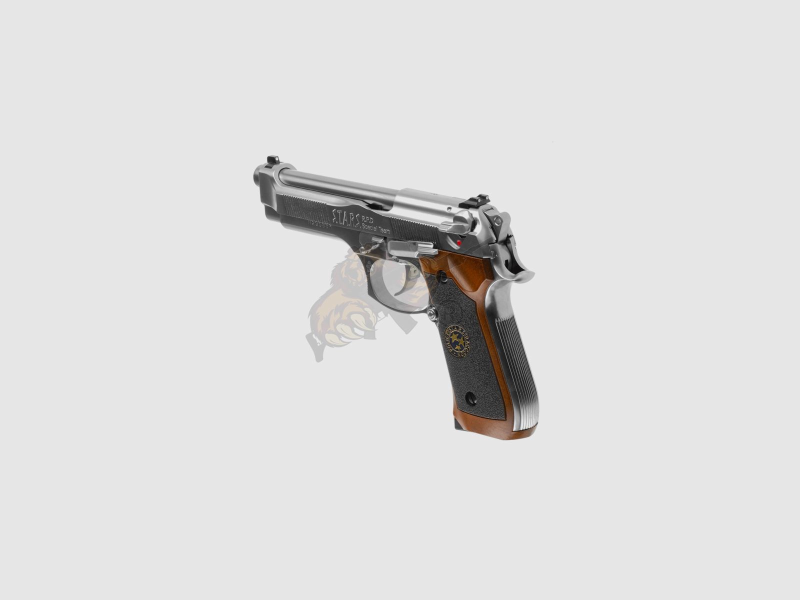M92 Mod. Samurai Edge GBB CO2 Srebrny Całkowity Metal (Srebrny/Drewno) Airsoft -F-