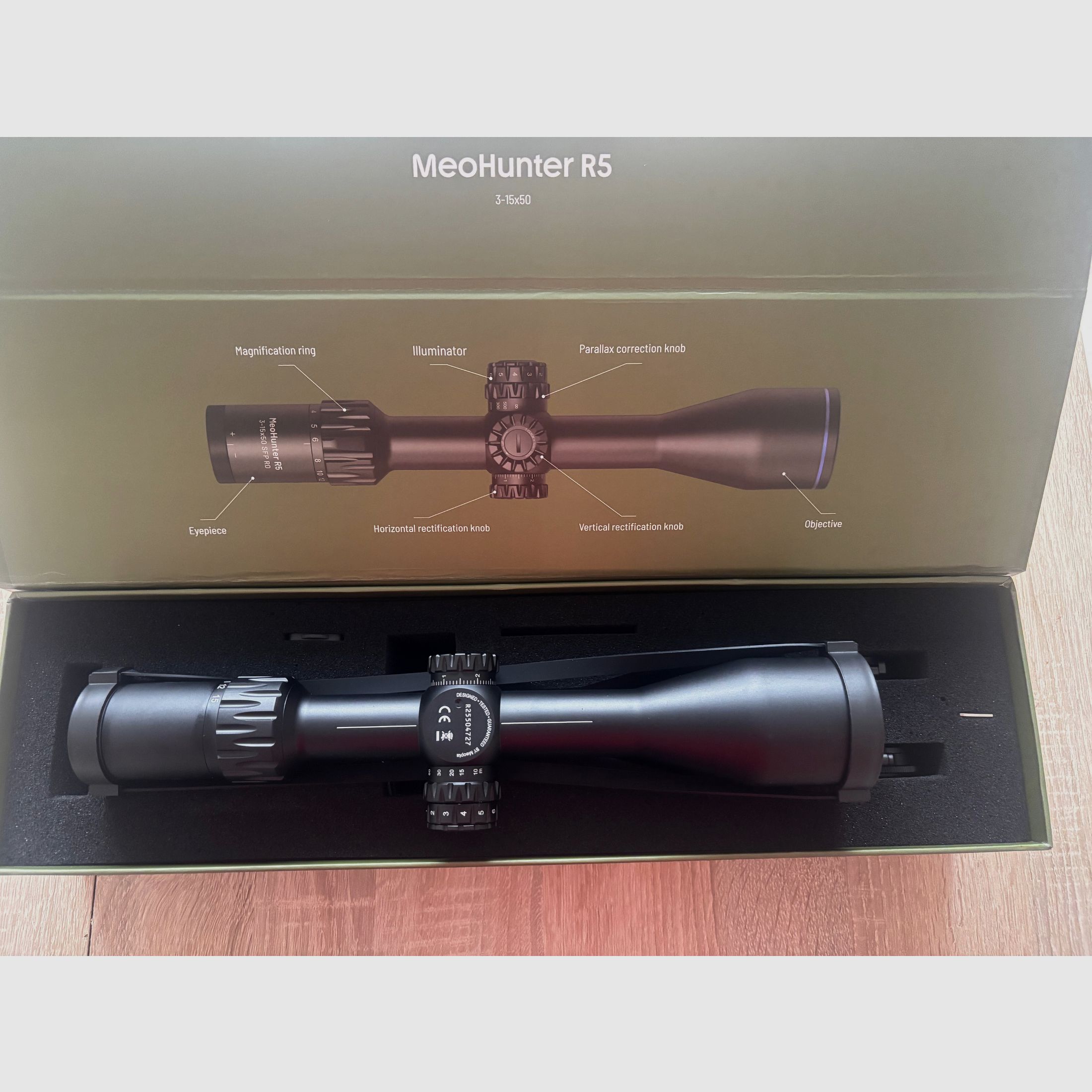 Zielfernrohr ZF Meopta MeoHunter R5 3-15x50 SFP RD