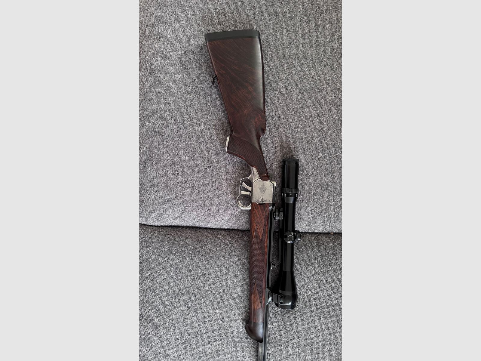 Fucile da caccia esclusivo di Furtschegger (Kufstein) – rara carabina sorella in calibro 6,5x65R