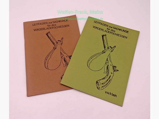 Deutsch Diverse Buch Leitfaden zur Sachkunde Vorderladerschiessen