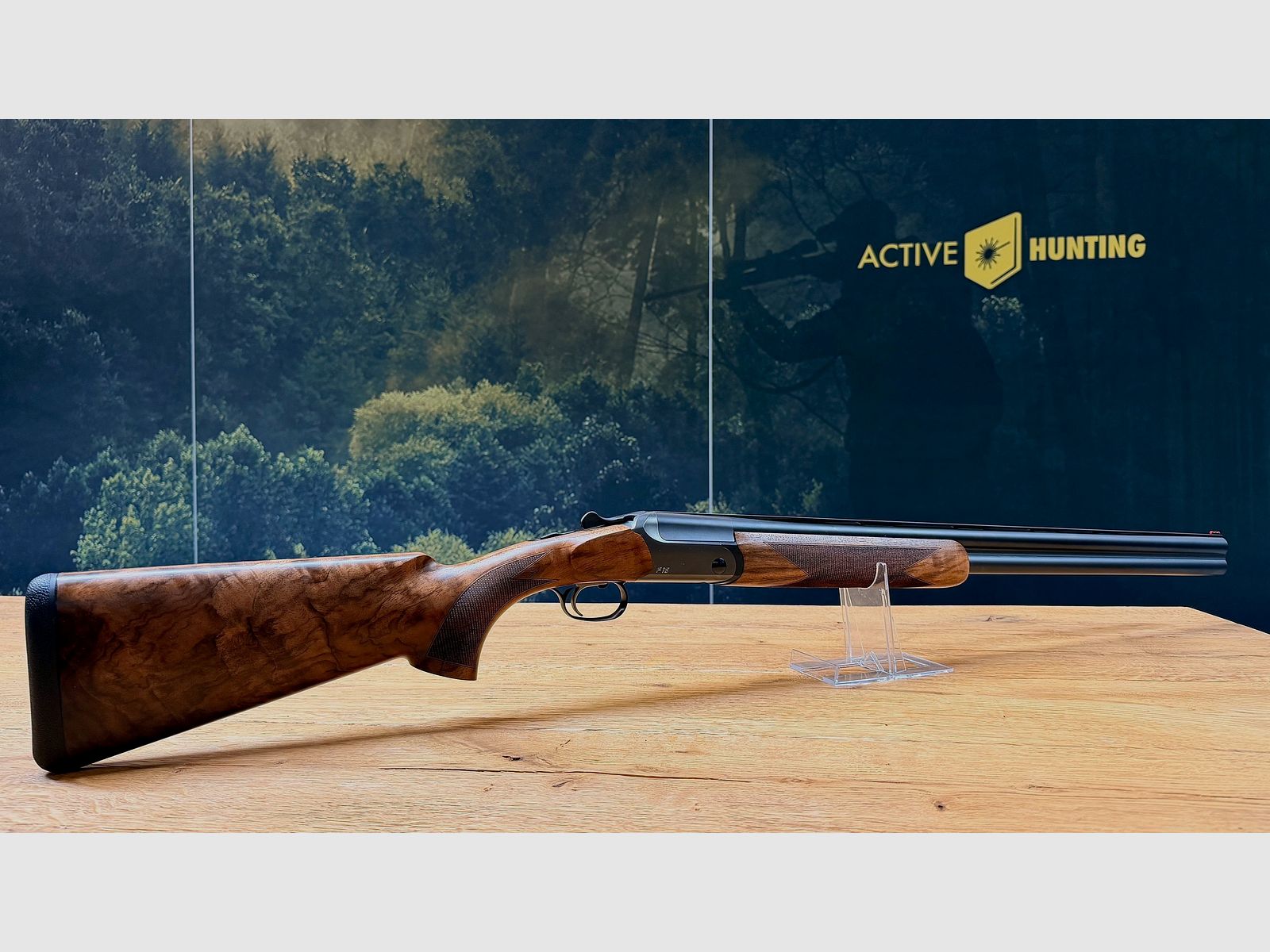 Blaser F16 Game 12/76 / HK 6 / Mattierter Schaft / 5 Briley Wechselchokes / Custom Leuchtkorn, Bild 1 von 8