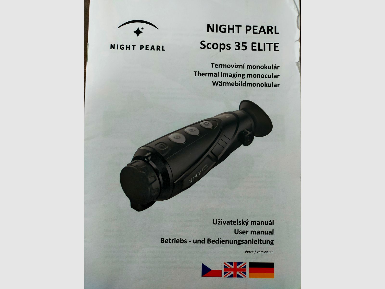 Thermal imaging camera Scops 35 Elite Night Pearl