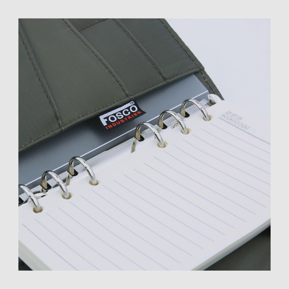 GEPOLSTERTES OUTDOOR NOTIZBUCH OLIVE SMALL