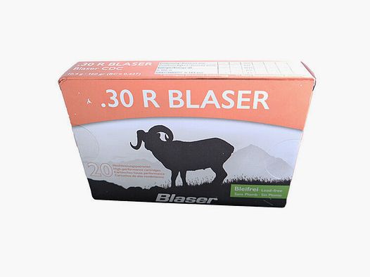 Blaser .30 R Blaser CDC 10,7g/165gr.