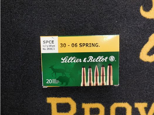 Sellier & Bellot SPCE 30-06 sprg 180 gr (x20)