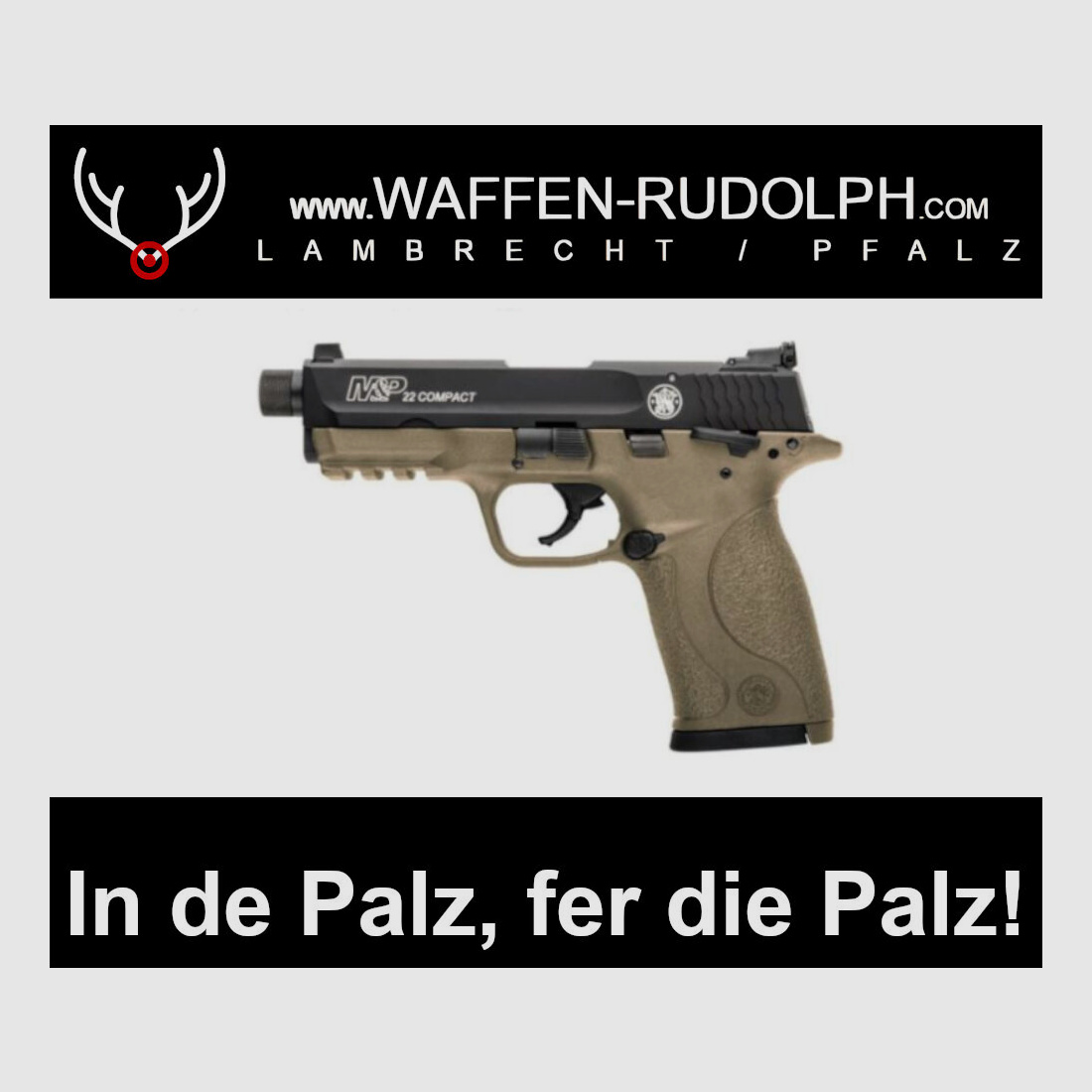 Smith & Wesson M&P 22 Supressor Ready 22lr Pistole Smith&Wesson kann auch KK-Pistole