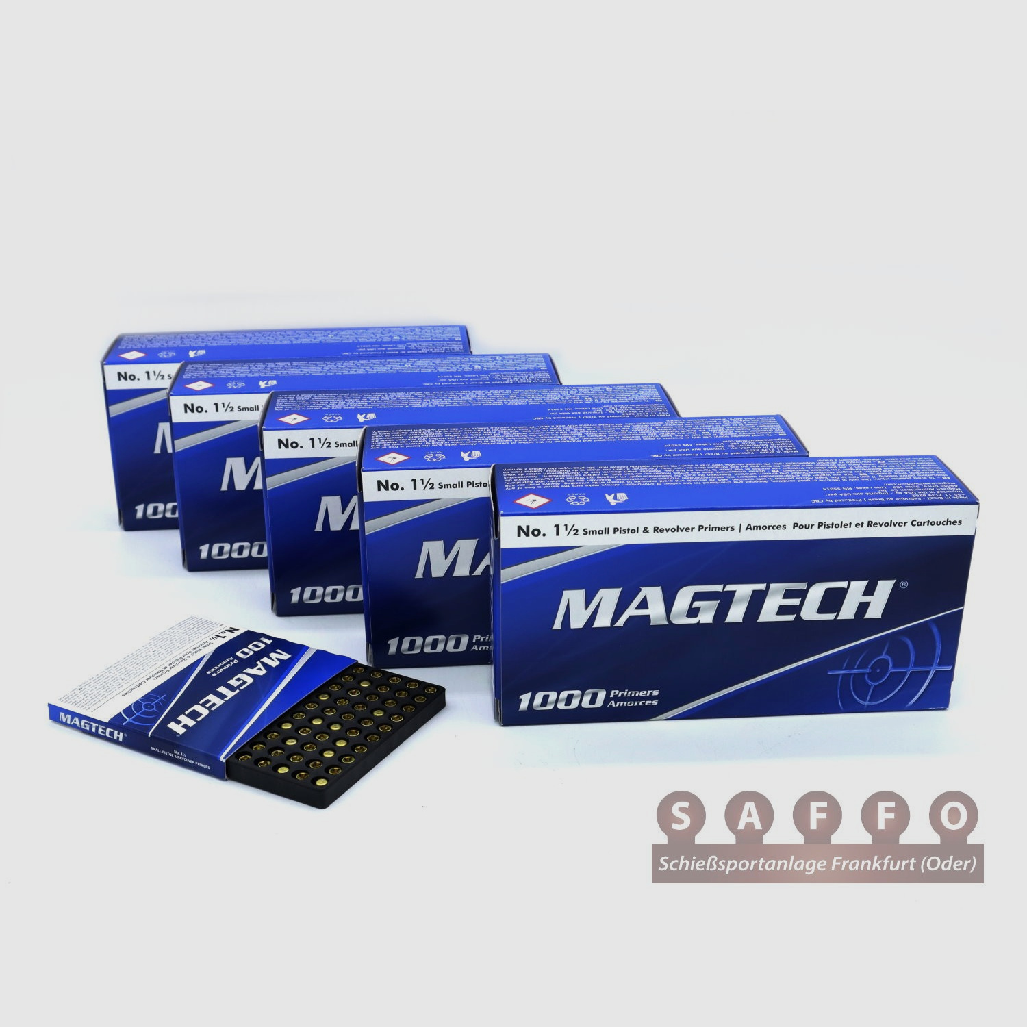 Magtech piccolo pistola innesco capsule 5000 pezzi (pz. 5,25 cent)