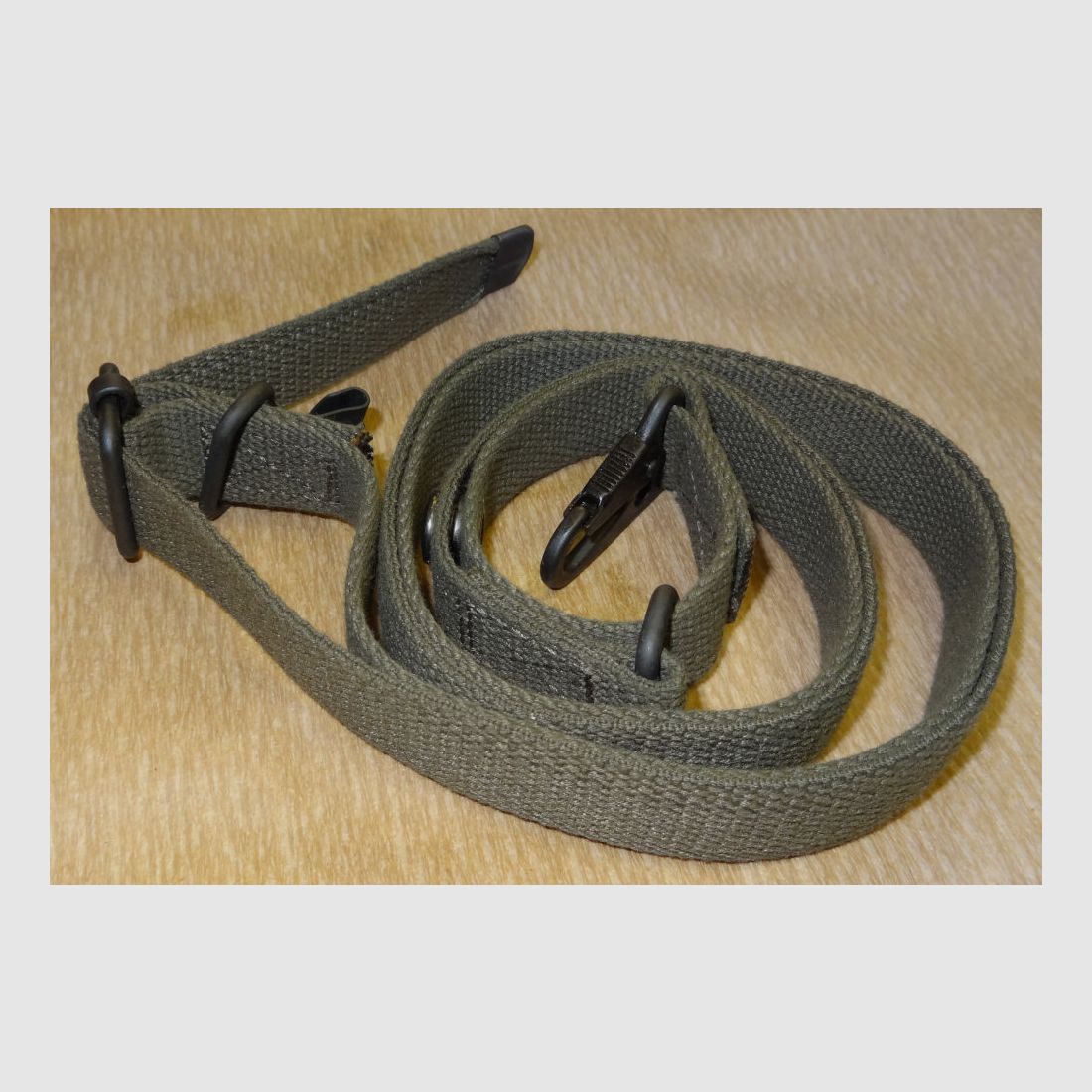 Heckler&Koch BW Bundeswehr Fallschirmjäger web. Cinghie verdi per calciolo telescopico G3