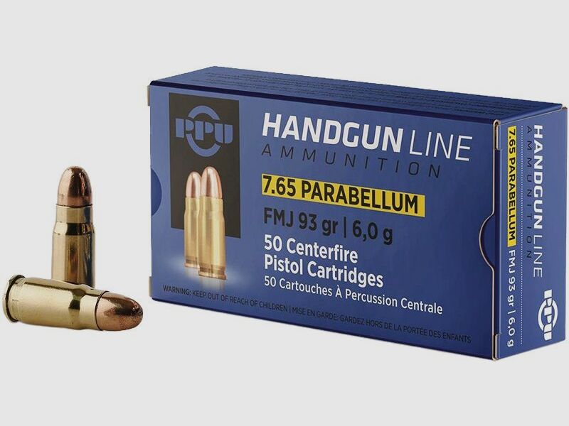 Prvi Partizan FMJ 93 grs - 50 pcs