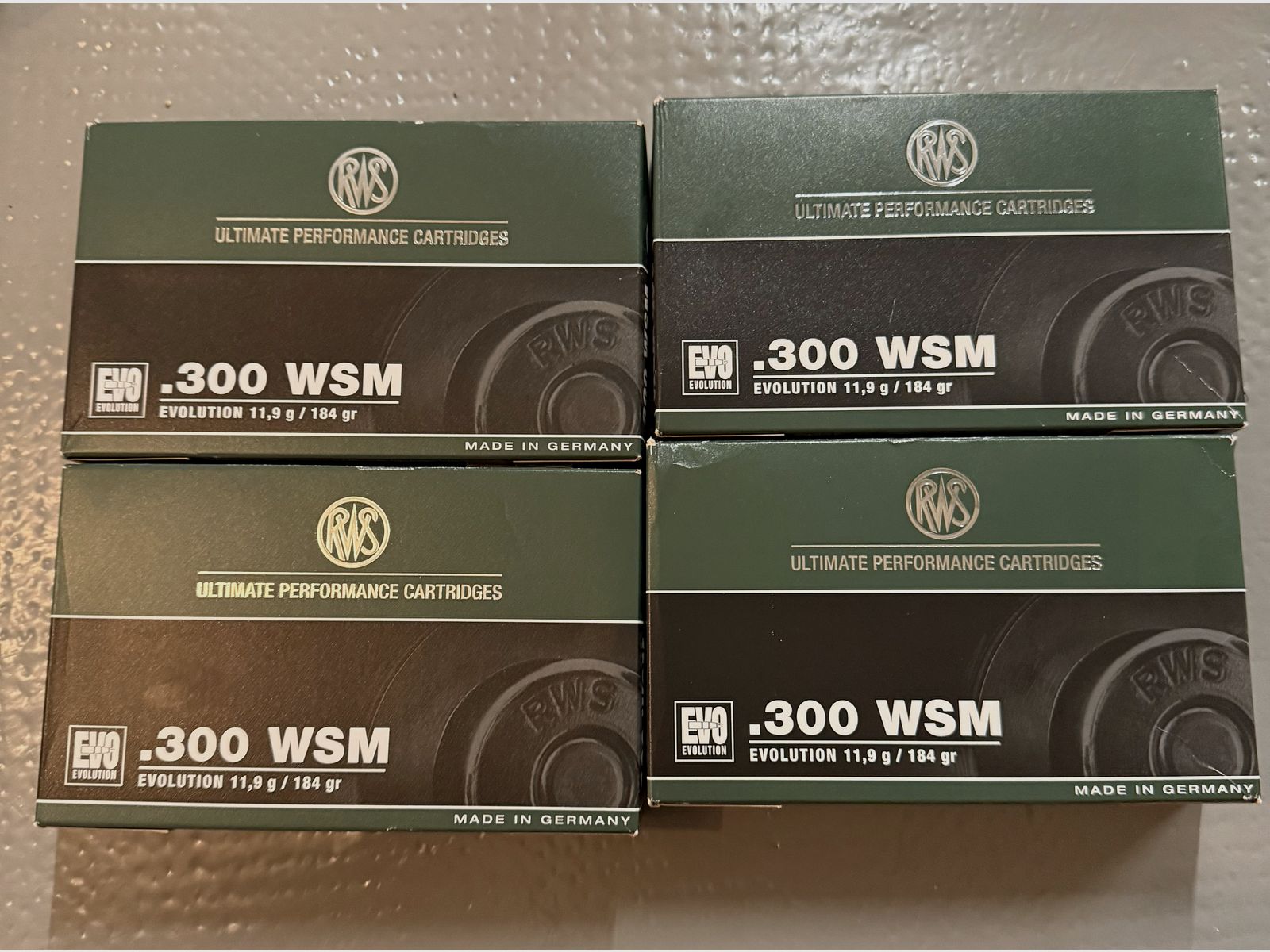 Munitions calibre 300 WSM Évolution 4 paquets 80 coups