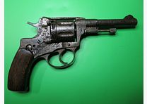 Revolver, Nagant M1895-Revolver, testimone assoluto del tempo, ritrovamento in acqua, 7,62 x 38 mm R #81