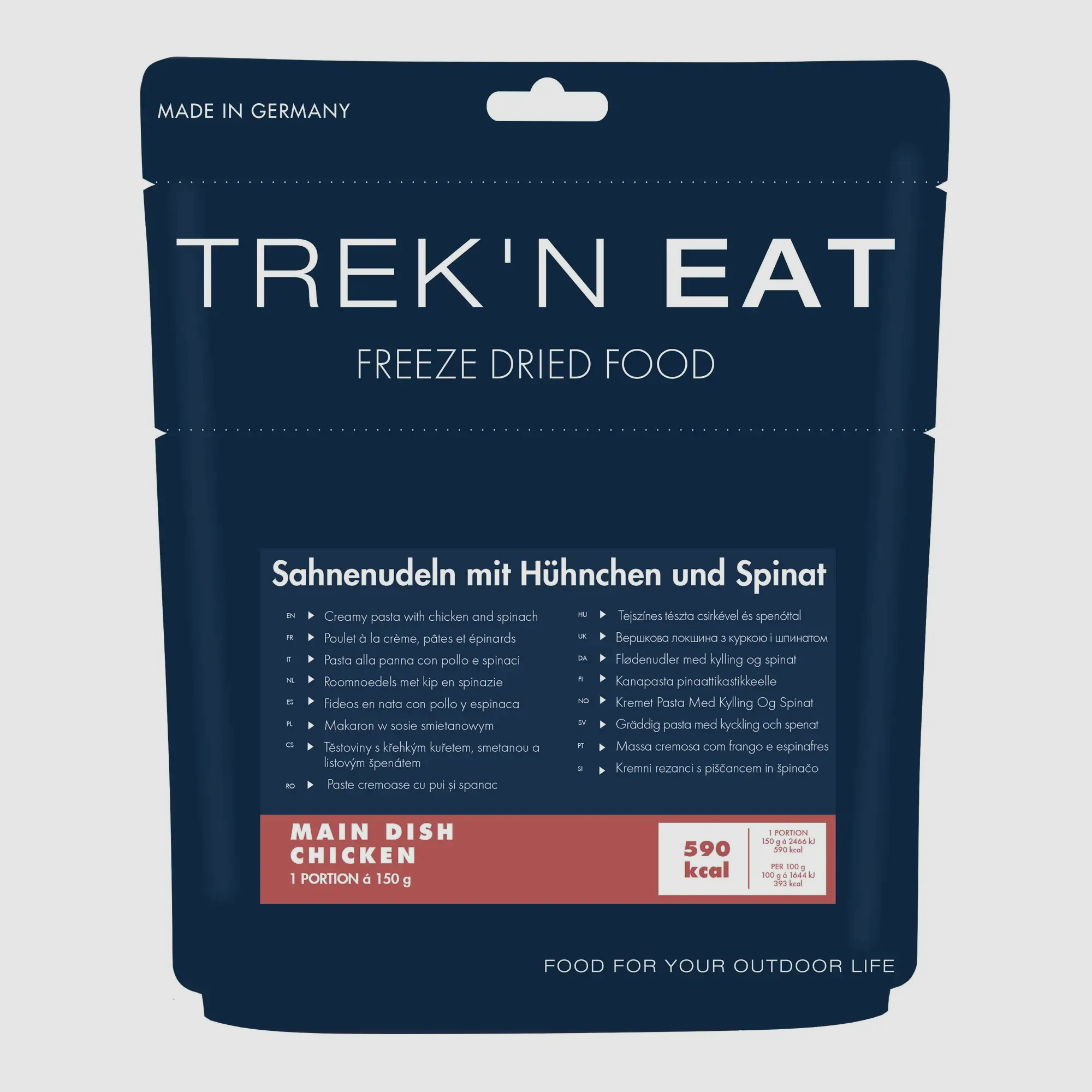 Trek’n Eat Trek’n Eat Sahnenudeln mit Hühnchen und Spinat