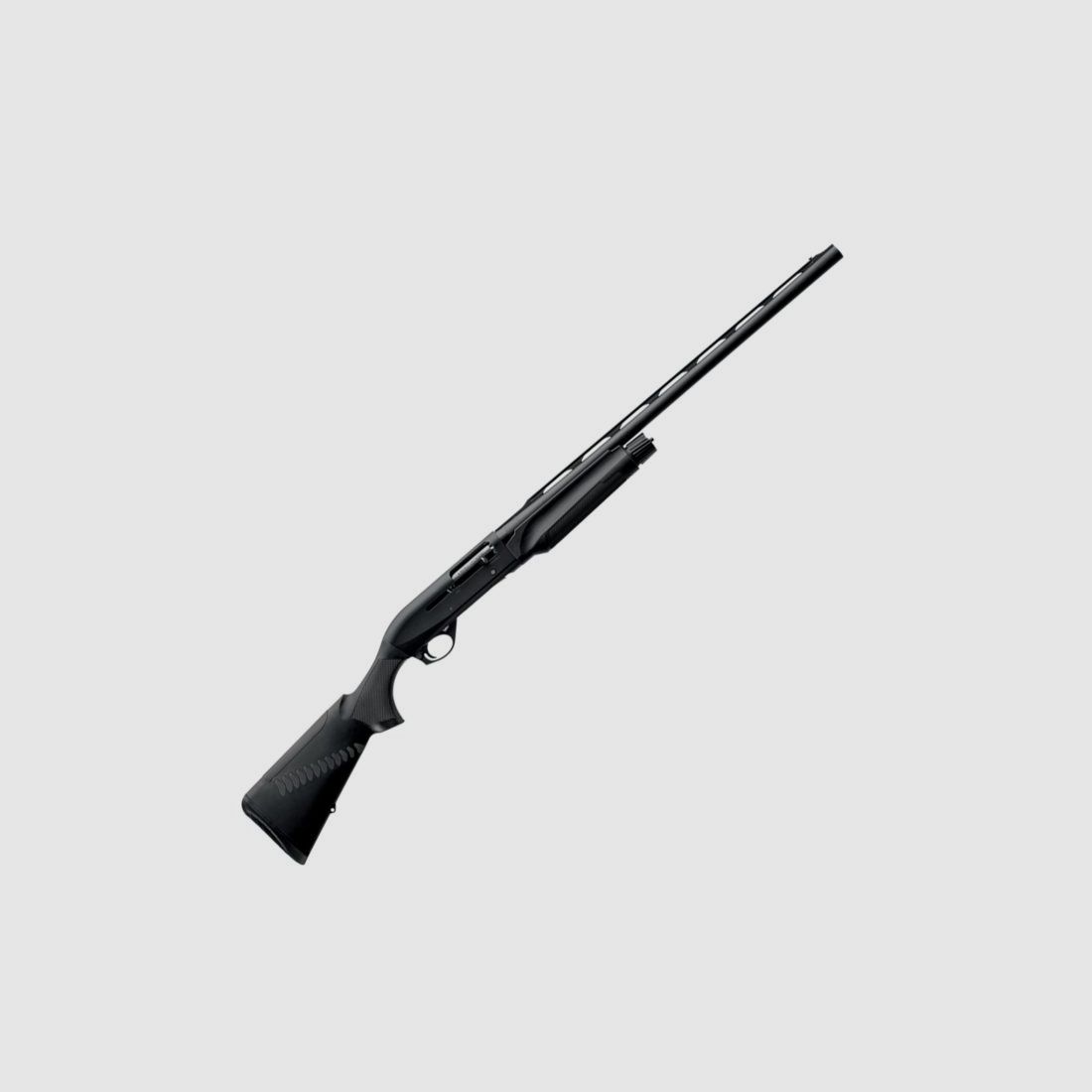 Das semiautomatische Gewehr Benelli M2 Kaliber 20 Comfortech ist eine vielseitige, leistungsstarke, hochgradig konfigurierbare und absolut zuverlässige Waffe in jeder Situation. Dank des Comfortech-Patents sind Rückstoß und Mündungserhebung auf ein Minimum reduziert. Das Benelli M2 Comfortech 20 Gewehr mit mattschwarzem Finish wird mit einem kurzen Magazin für 4 Schüsse geliefert, für das verschiedene Verlängerungen erhältlich sind.