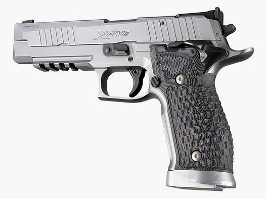 G10 Griff für SIG Sauer P226 SAO X5 / X6 - Chain Link GMascus Black-Grey