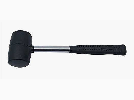 BasicNature Gummihammer mit Metallstiel