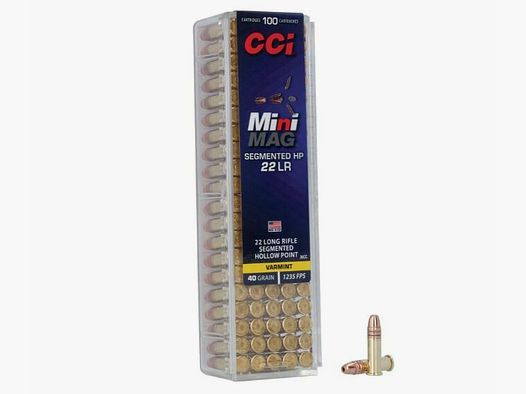 CCI Mini-Mag SHP 2,6g/40grs à100 .22lr