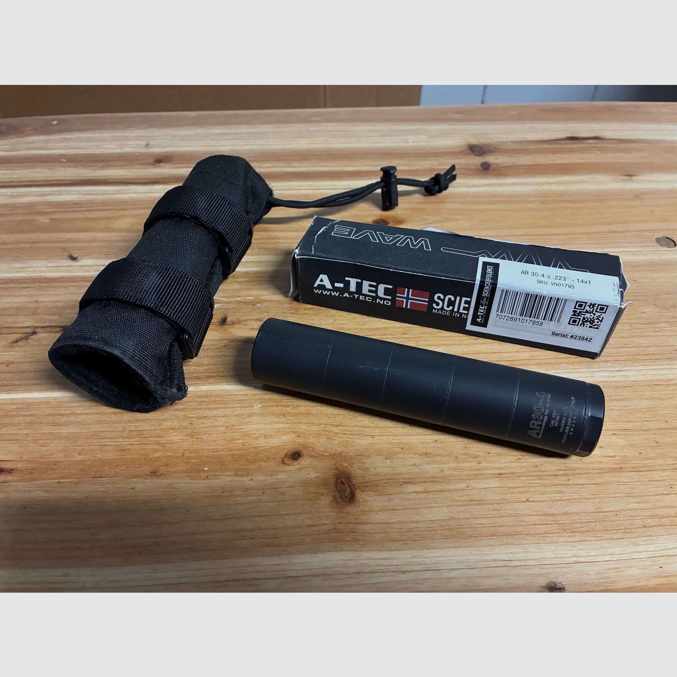 A - TEC AR30 - 4     Schalldämpfer für Kaliber .223 REM