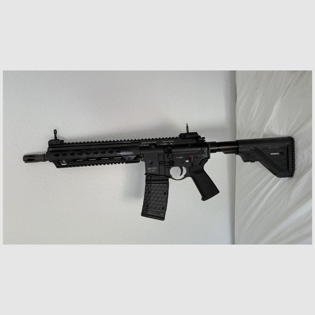 Heckler & Koch HK MR223 11 Zoll Schwarz Sammlerstück Deutscher Beschuss Ulm BI Datecode