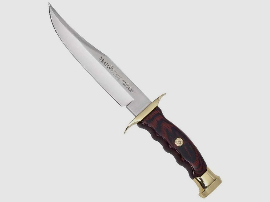 Muela Messer mit Holzgriff und hochwertiger Lederscheide