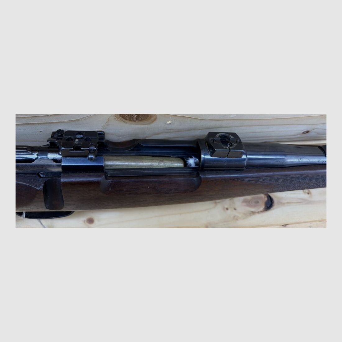 Repetierbüchse Voere Kufstein Mod. 98 Umbau, Kal.: 8x57IS mit EAW Schwenkmo 8x57JS