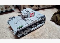 Cobi Duitse WK2 Panzer I / PzKpfw (1) Ausf. A (met dubbele MG13) Klemmbausteinen Lego compatibel Product-Nr. 2474