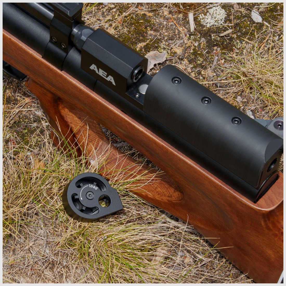 Magazin + Wangenauflage CHALLENGER LINKS | CNC - ALUMINIUM | Cal.50 | 6 Schuss