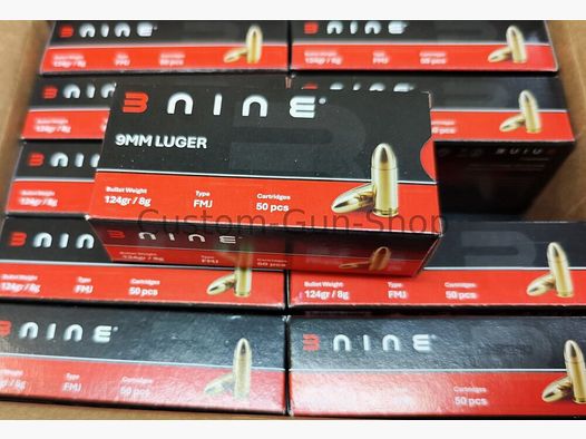Bnine 124gr FMJ