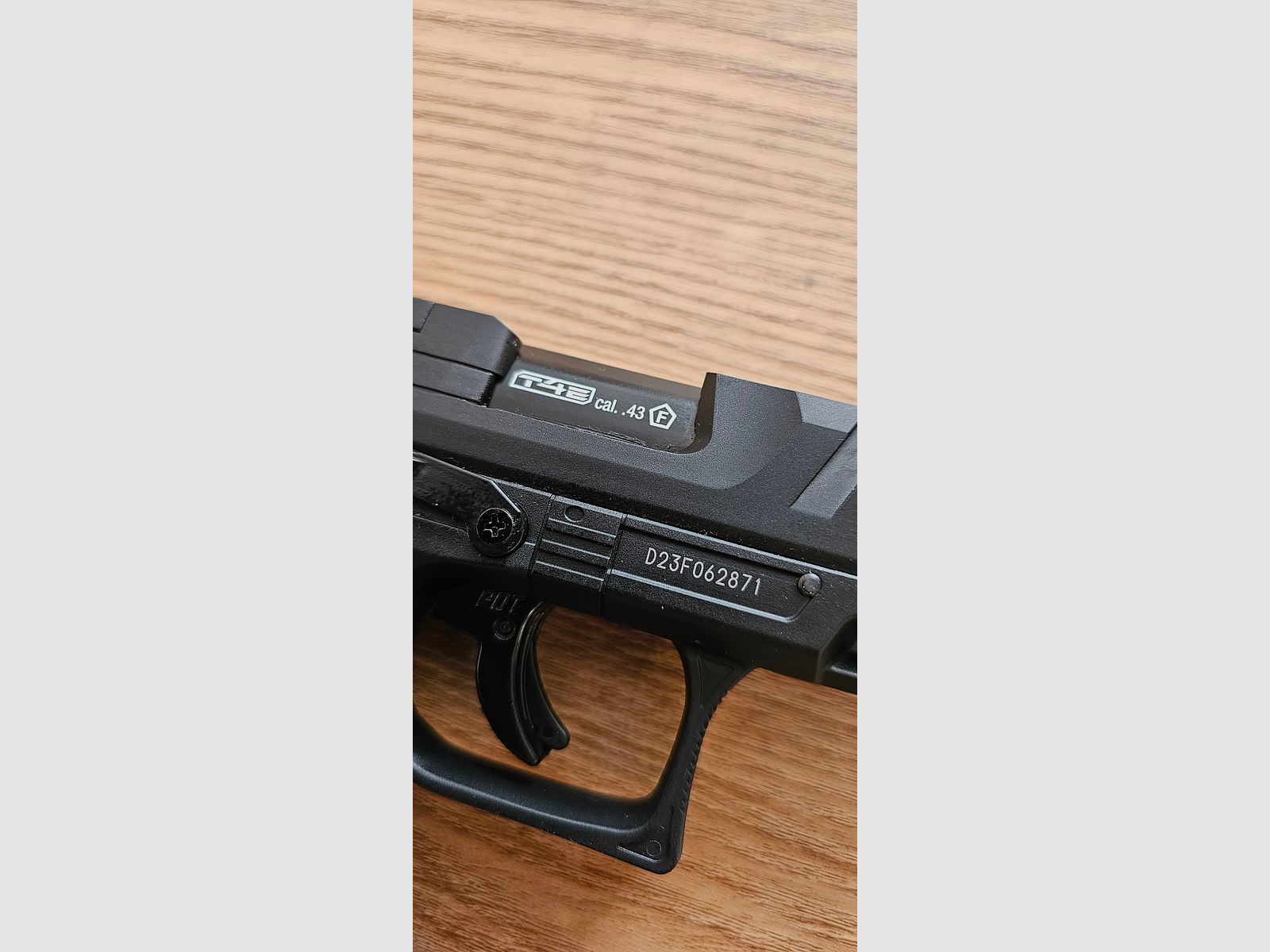 Walther Defense Training Marker T4E PDP Compact 4" - cal .43 Schwarz (P18)