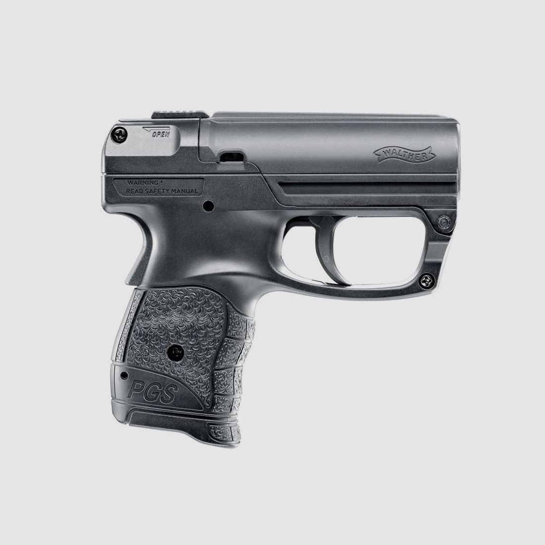 Pfefferspraypistole Walther P2P PGS Personal Guard System schwarz inklusive Pfefferspraykartusche (P18)