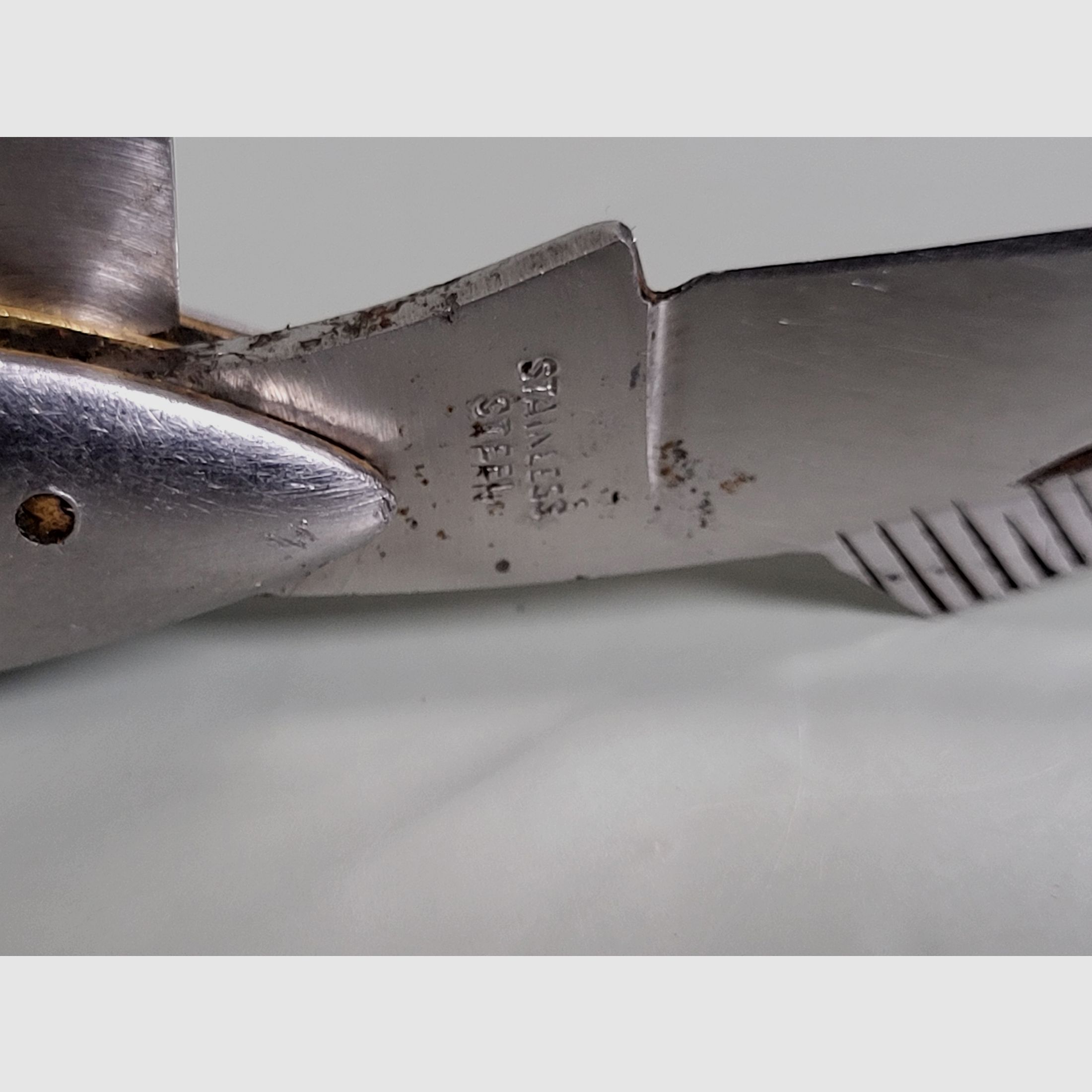  Sammler Messer  Angler - Jagd Messer  - Speerfisch -Säge - 1970er Jahre