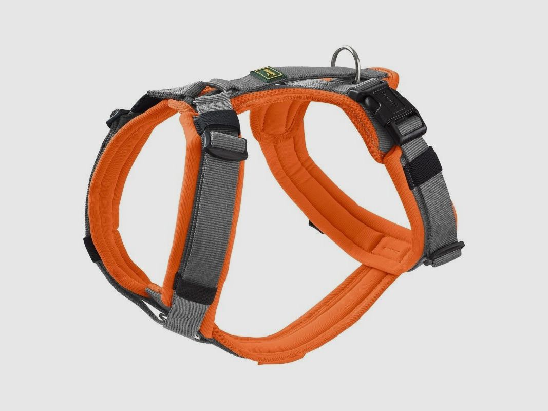 Hunter Geschirr Maldon Up Orange/Grau M-L