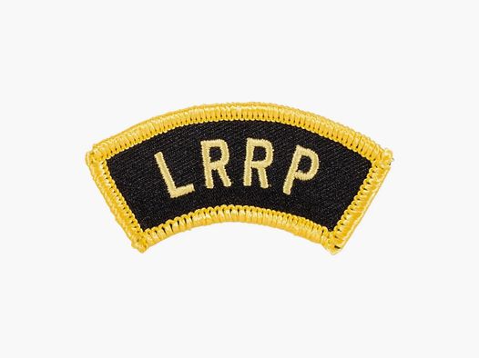 Unbekannt Armabzeichen US LRRP goldfarben schwarz