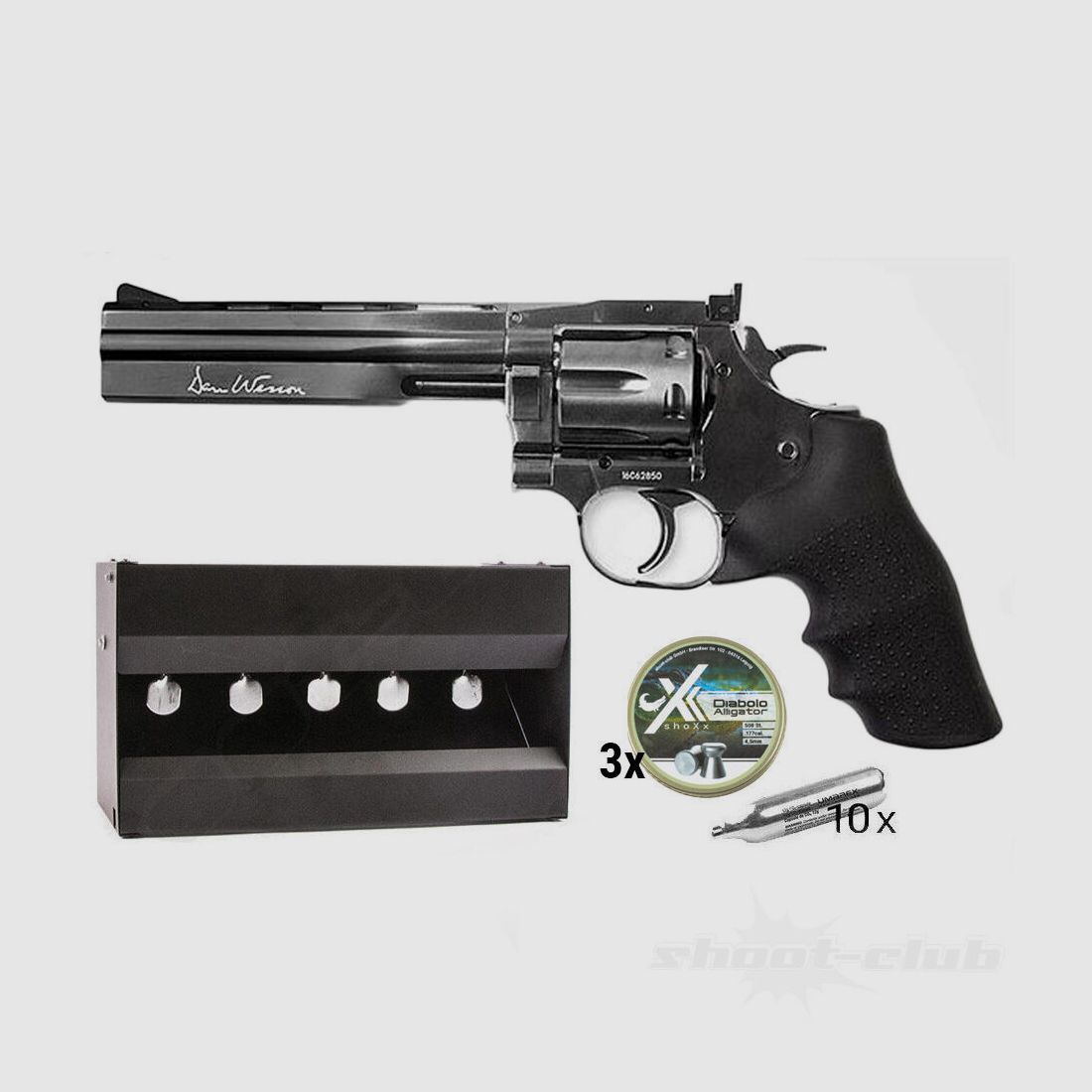 ASG	 Dan Wesson 715 6 Zoll 4,5mm Plinking-Set