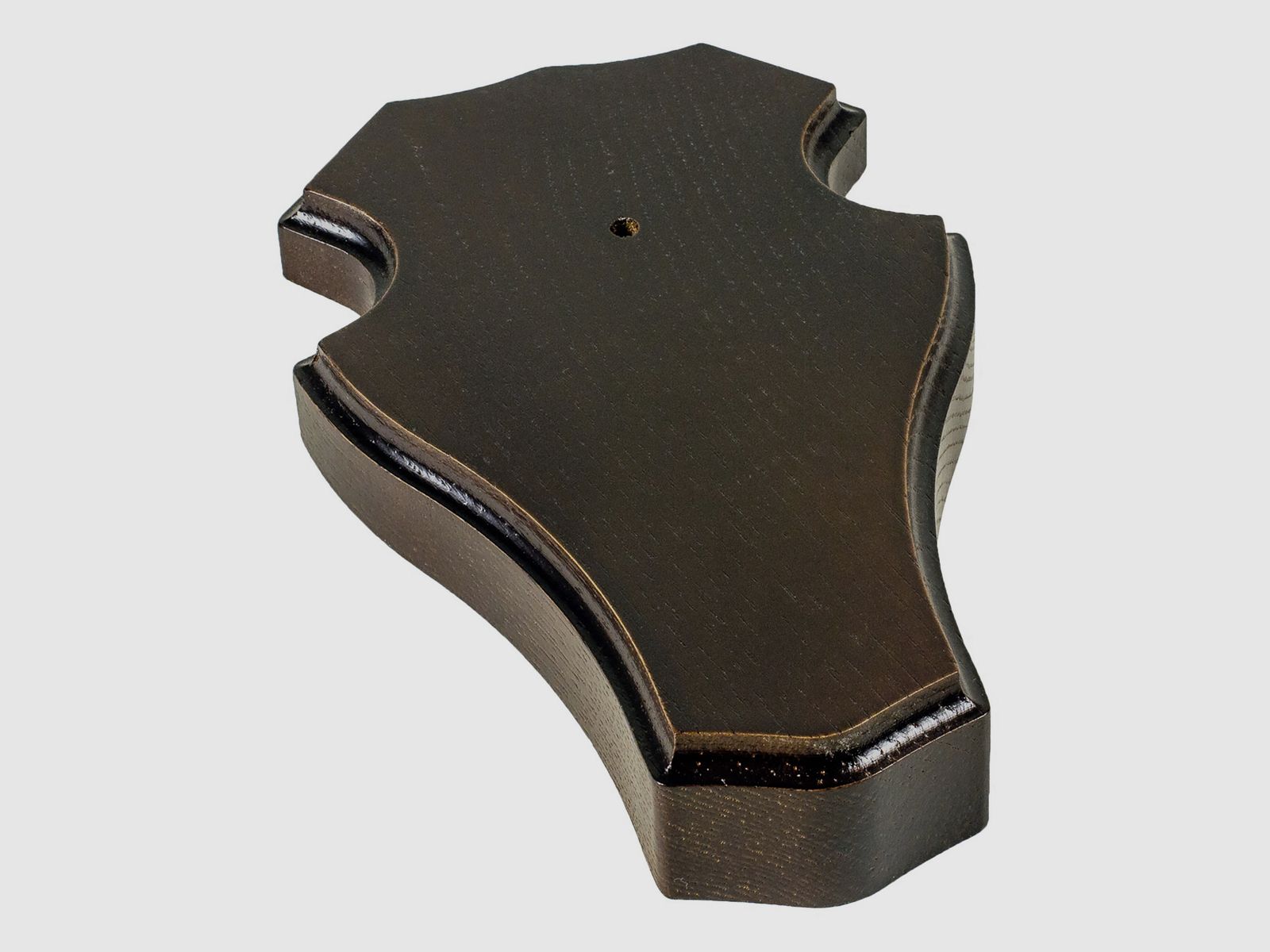 Flat dark chamois shield