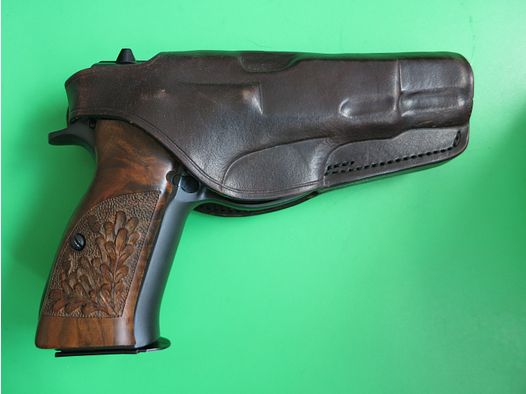 Pistolen-Holster Custom K.M. Saddlery "Escort" CZ75 oder, z. B. 1911er