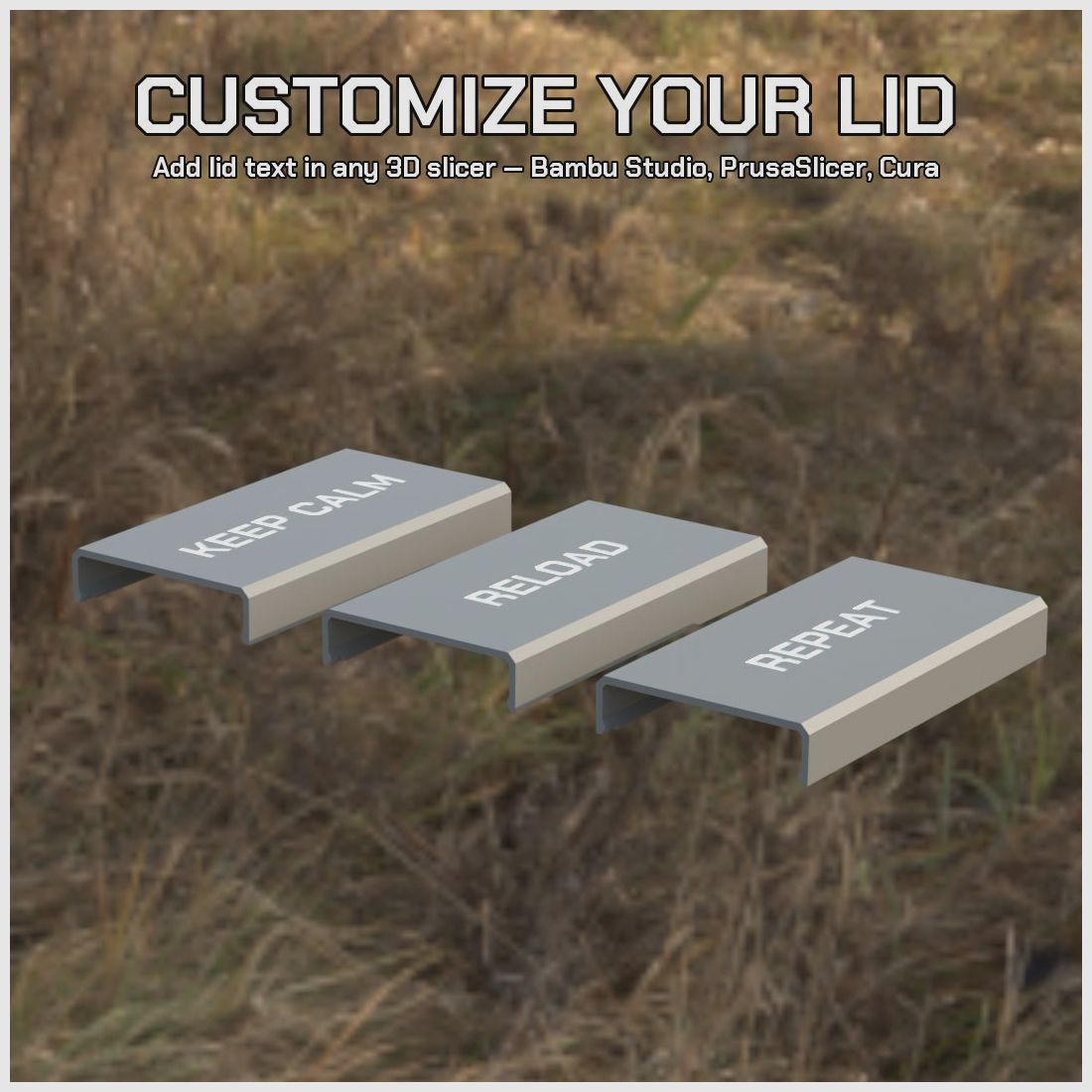 Filamelt Ammo Box / .44 Special / 'Sliding Lid' / Cartridge Box, image 8 of 9