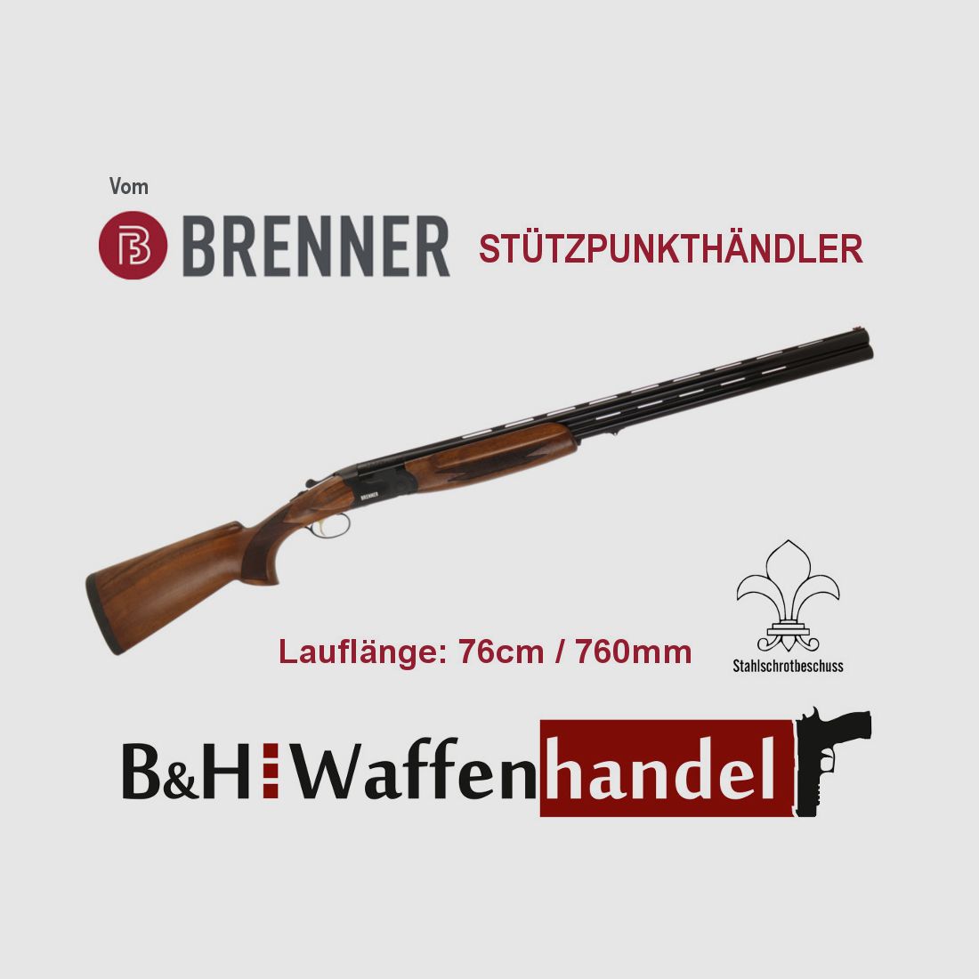  Brenner  BF18 Black / BF 18 schwarz LL76cm Brenner BF18 Black / BF 18 schwarz LL76cm