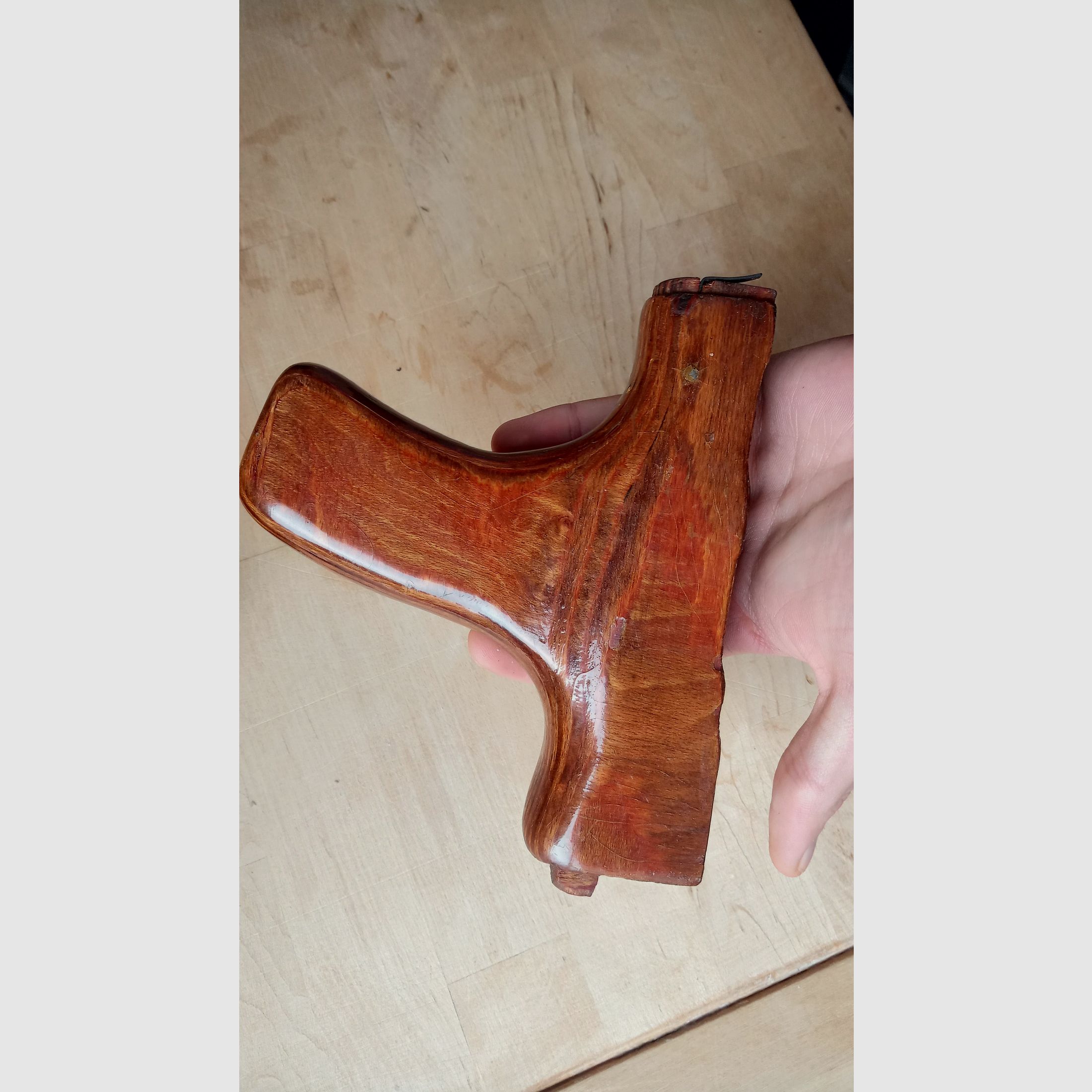 #2 Romanian lower AK handguard s.g. donkey penis (Uluc) laminated wood Romy Dong for PM md.63 md.90 AIMR AIMS