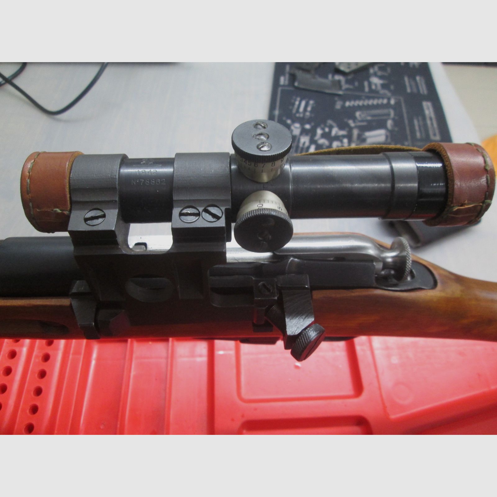 Mosin Nagant M44 mit Bajonett und originalem Zielfernrohr