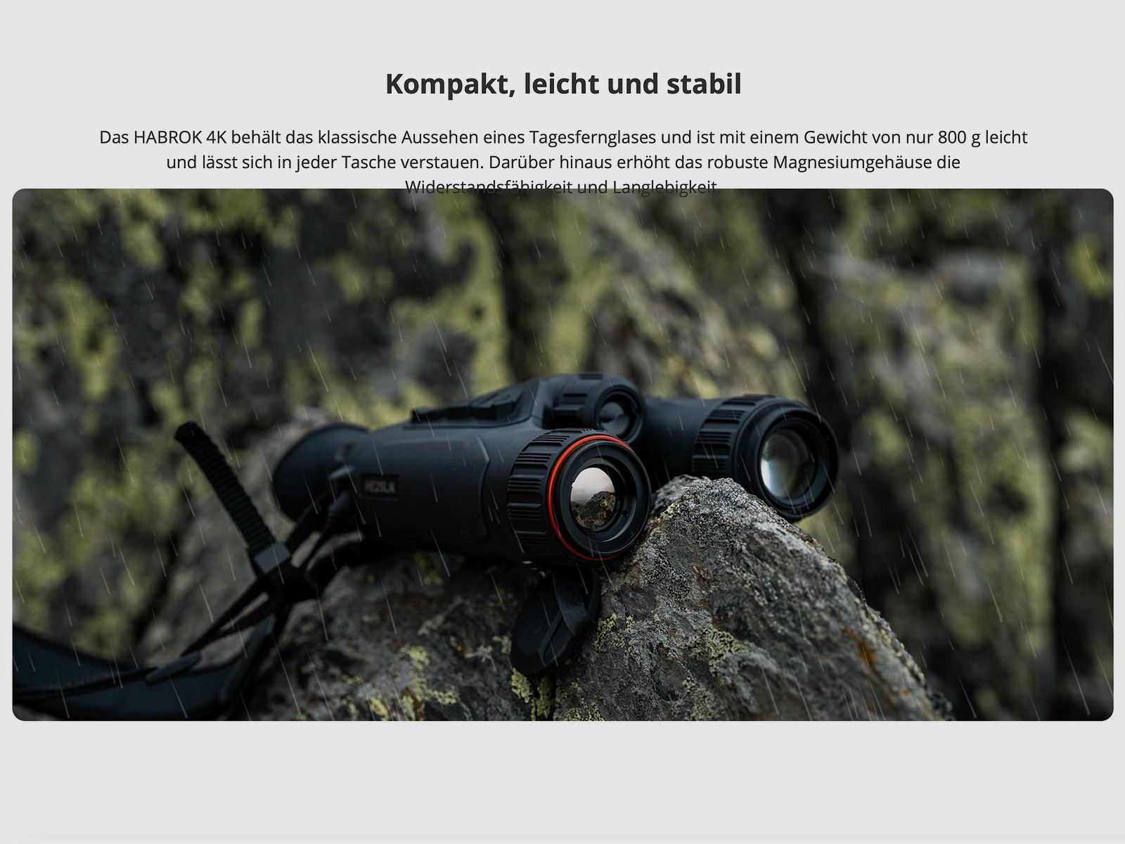 Hikmicro Binocular Habrok 4K HE25L 5.5-22x60 Wärmebild/Nachtsicht/Digitalkamera 850Nm 1920 x 1080