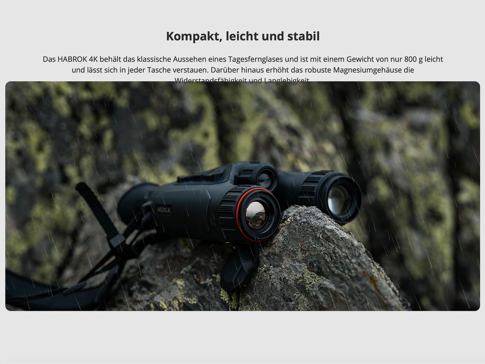 Hikmicro Binocular Habrok 4K HE25L 5.5-22x60 Wärmebild/Nachtsicht/Digitalkamera 850Nm 1920 x 1080