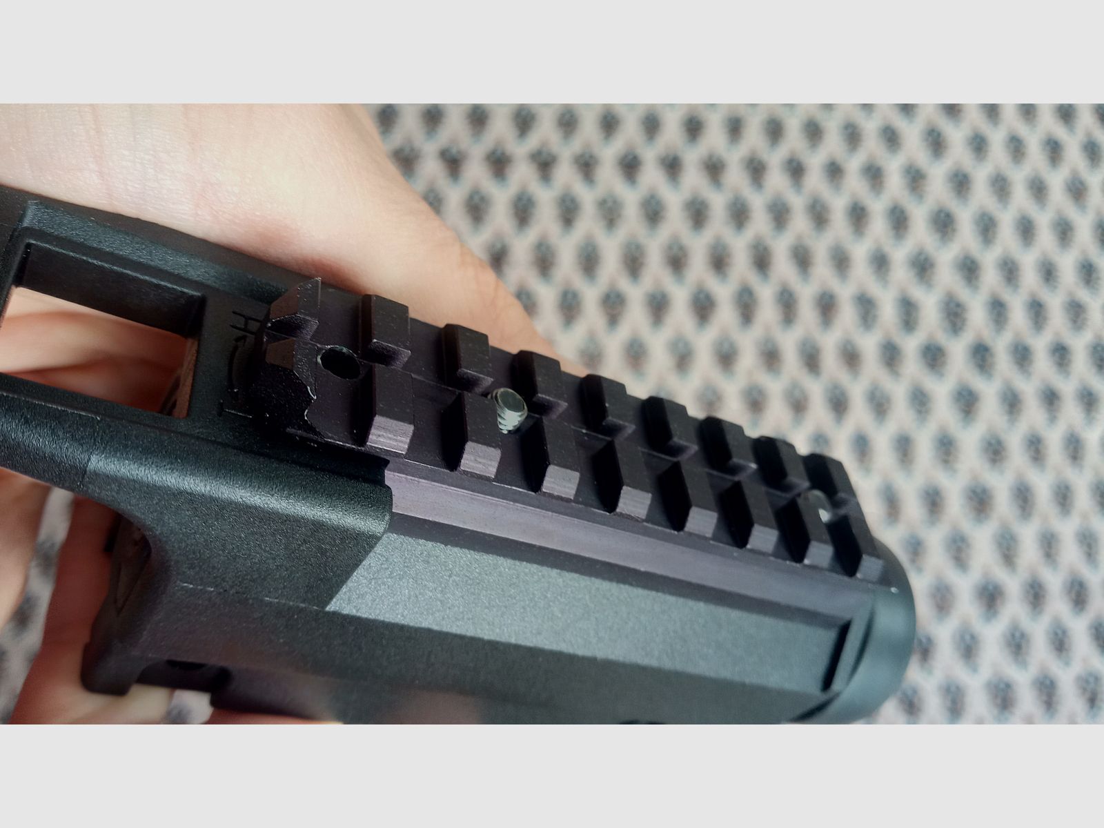 Hensoldt 3-Fach Optik Zielfernrohr Tragegriff mit Picatinny Schiene für H&K G36 HK243 und SL8 / x3 Scope Carryhandle