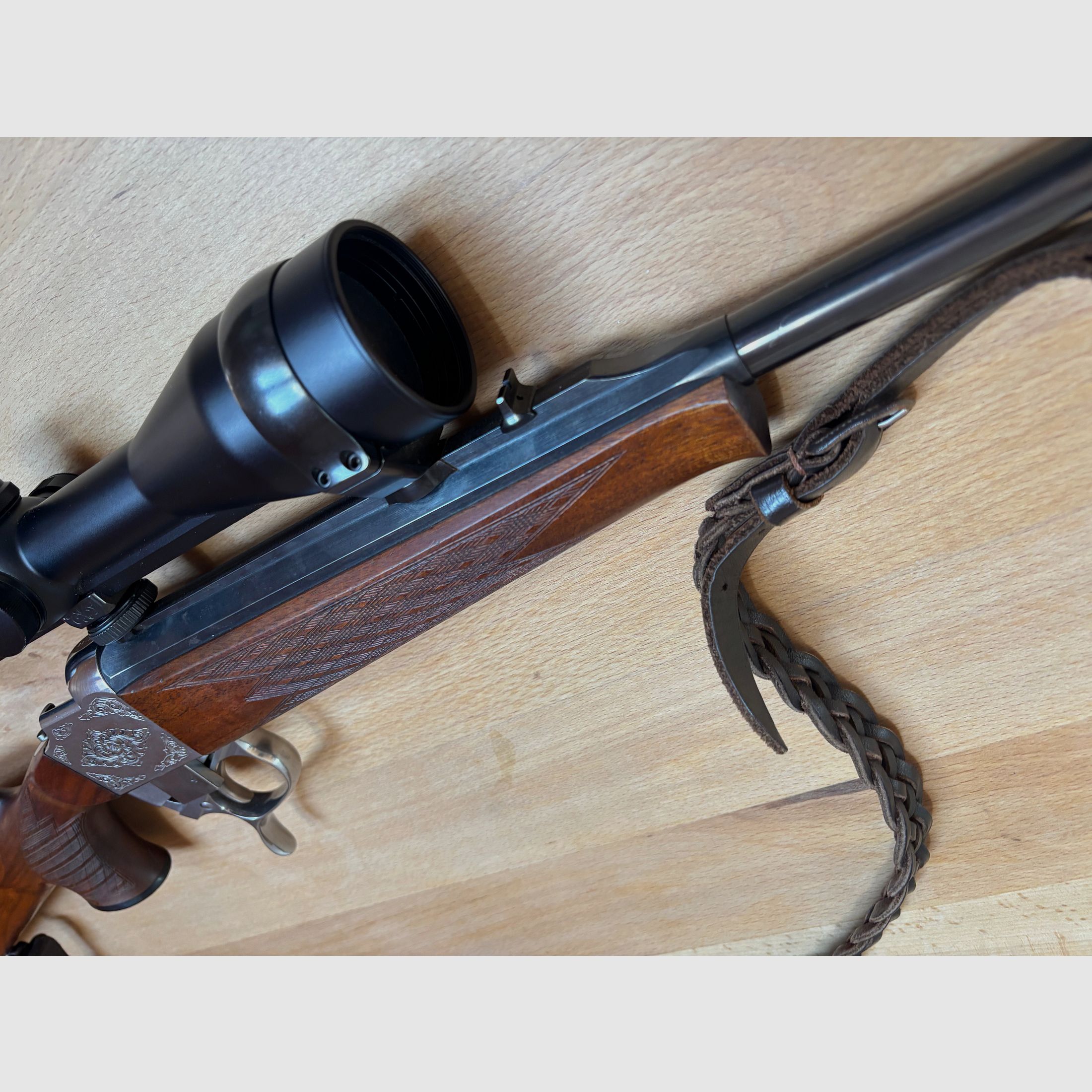 RARITÀ Blaser 820 Standard Blockbüchse – Cal. 6,5x57R – ottimo stato con Leica Visus 3.12x50l LW reticolo illuminato