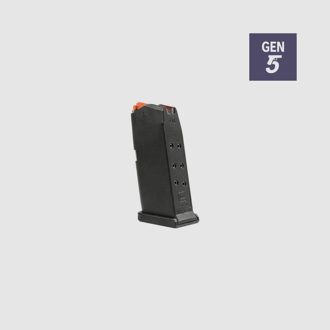 Cargador Glock G27 .40 S&W 9 Tiros Seguidor Naranja