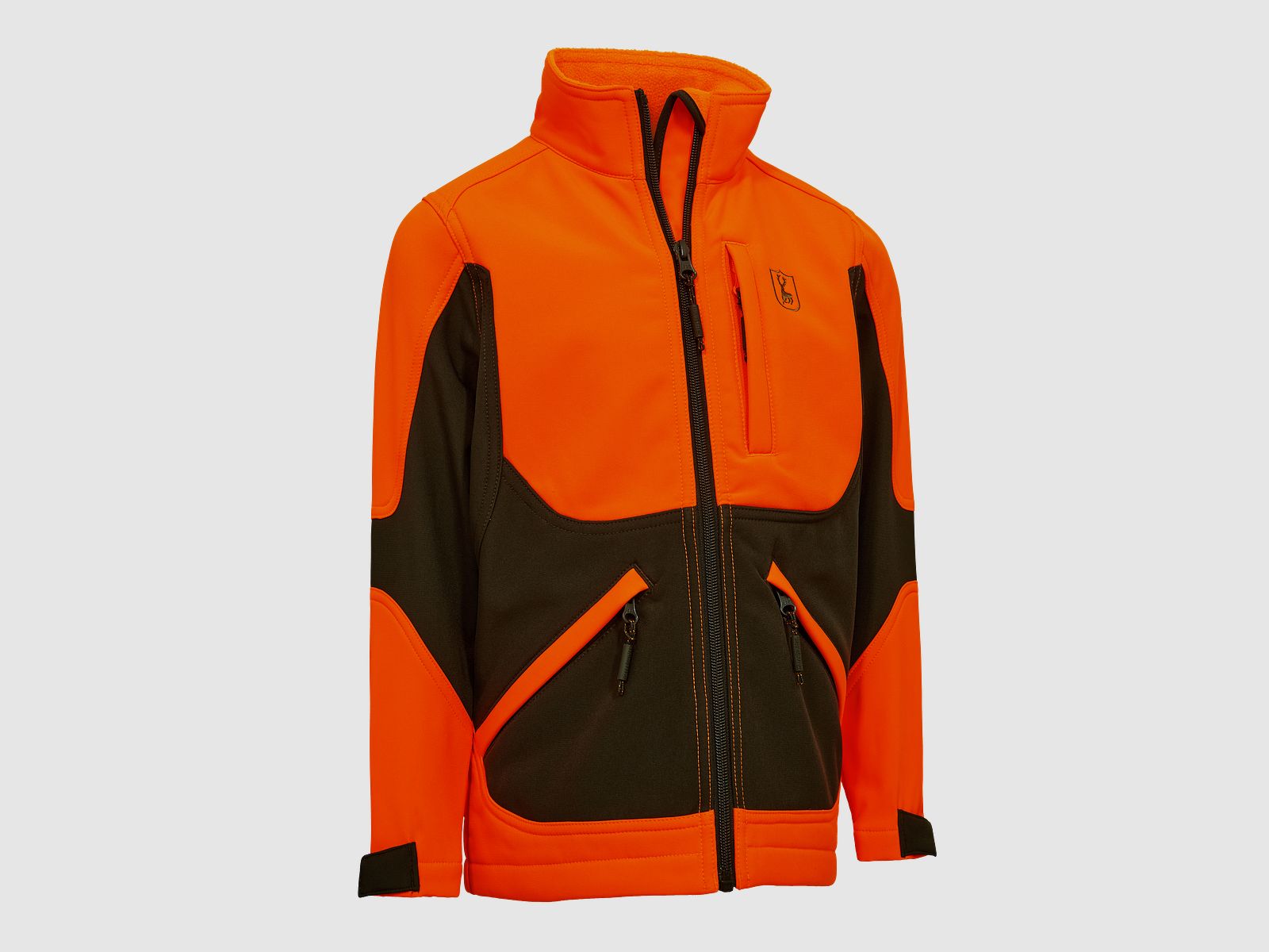 Chaqueta Softshell Youth Rogaland - Naranja de seguridad - Talla: Niños 128